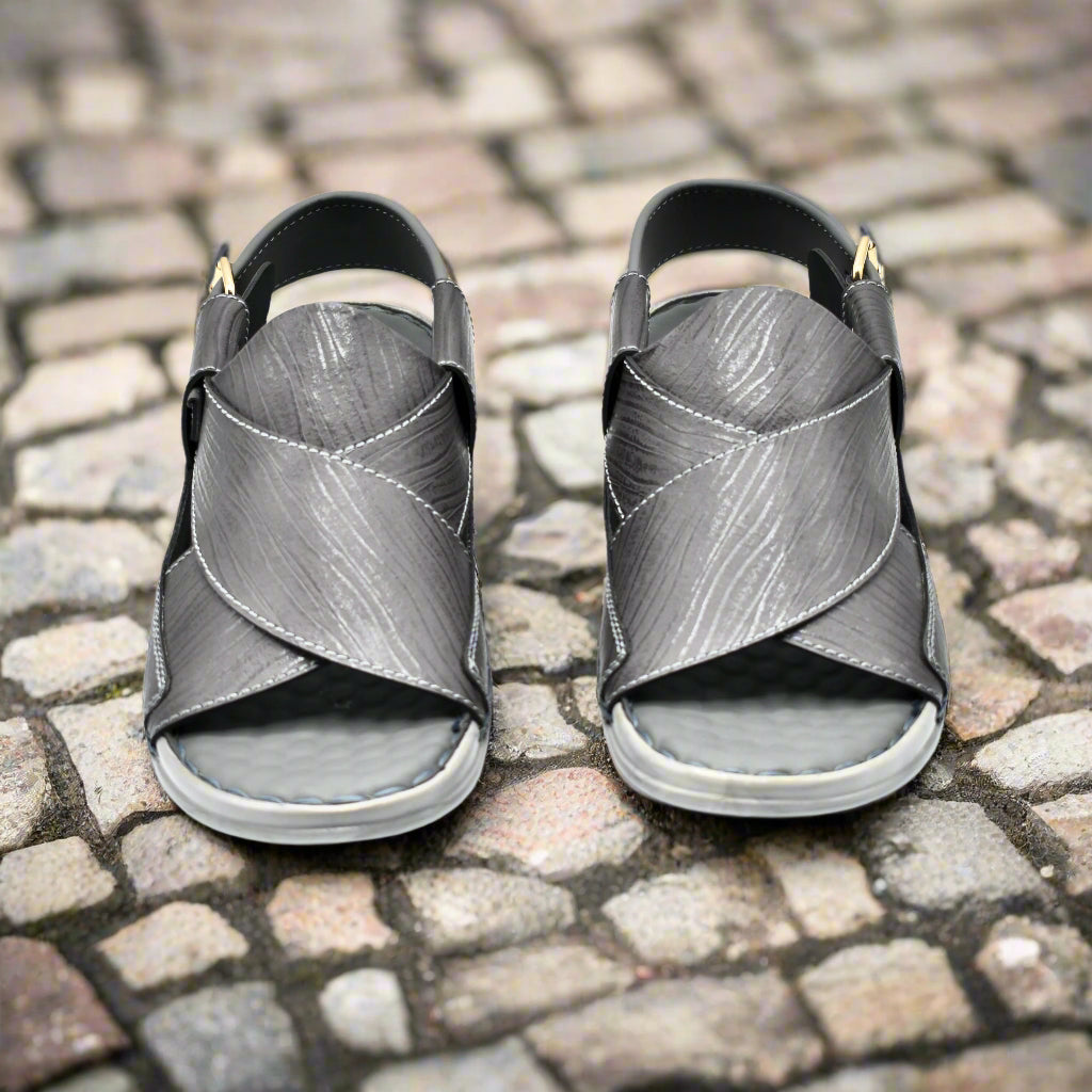 Pihno Black Medicated Sandal