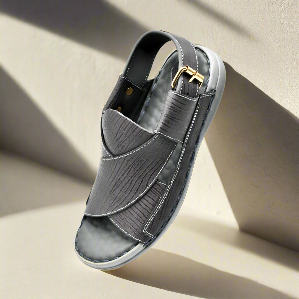 Pihno Black Medicated Sandal