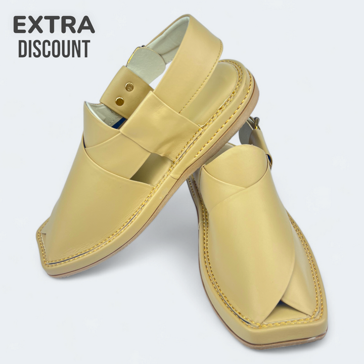 Kaptan Medicated Chappal Gold