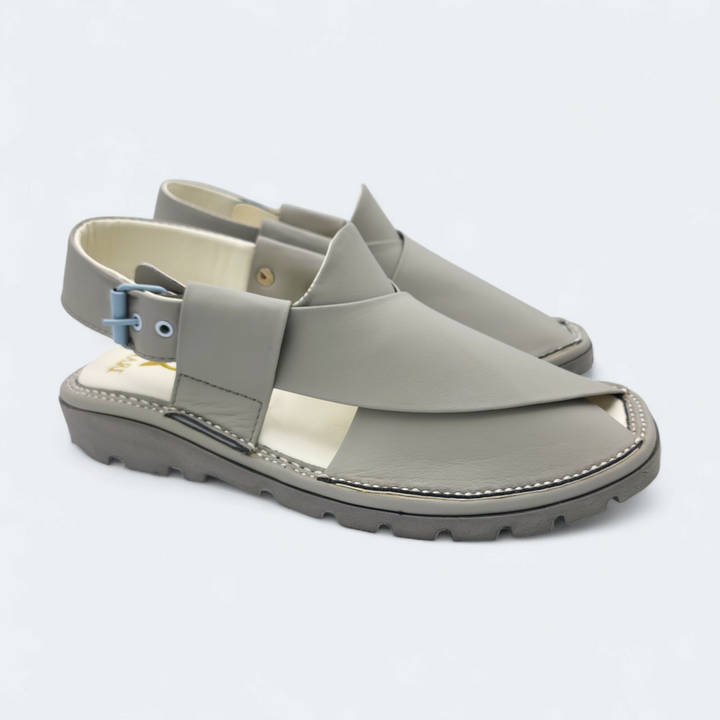 Kaptan Medicated Chappal Grey
