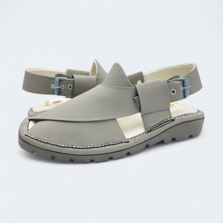 Kaptan Medicated Chappal Grey