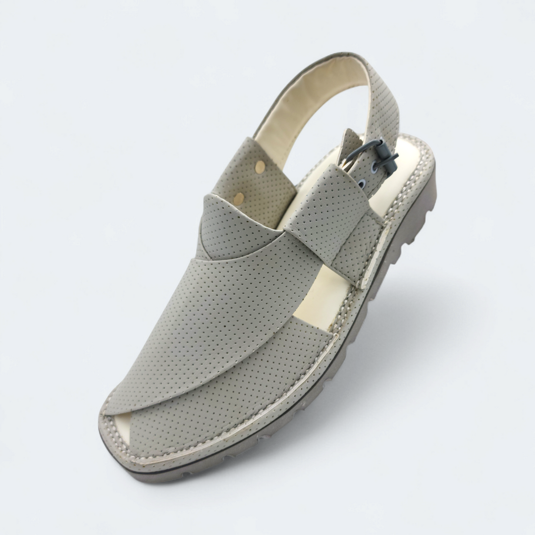 Kaptan Medicated Chappal White