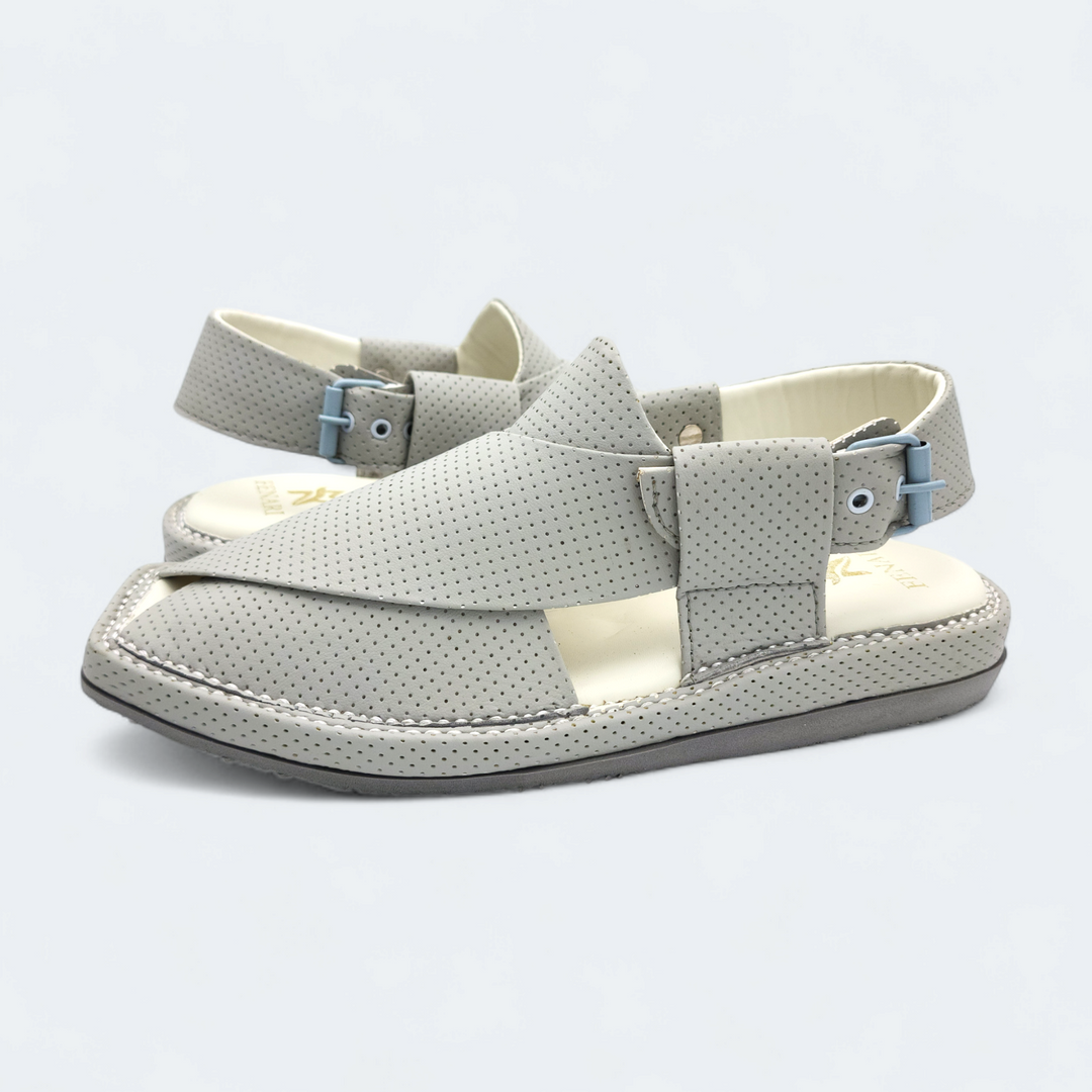 Kaptan Medicated Chappal Grey