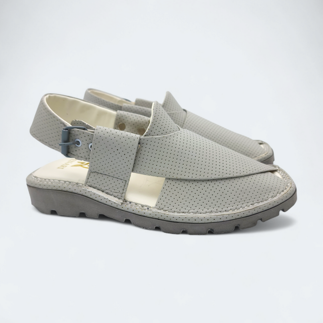 Kaptan Medicated Chappal White