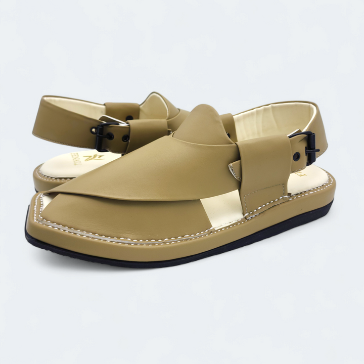 Kaptan Medicated Chappal Olive Green