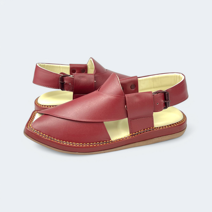 Kaptan Medicated Chappal Dotted Mustard
