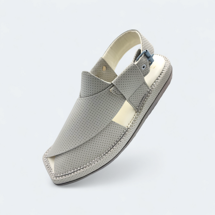 Kaptan Medicated Chappal Grey