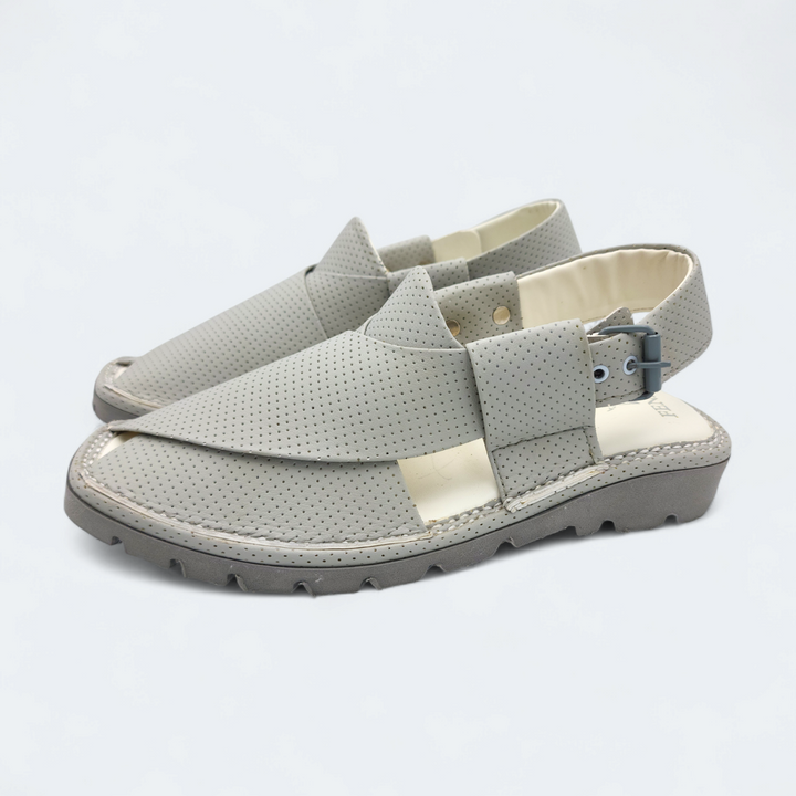 Kaptan Medicated Chappal White