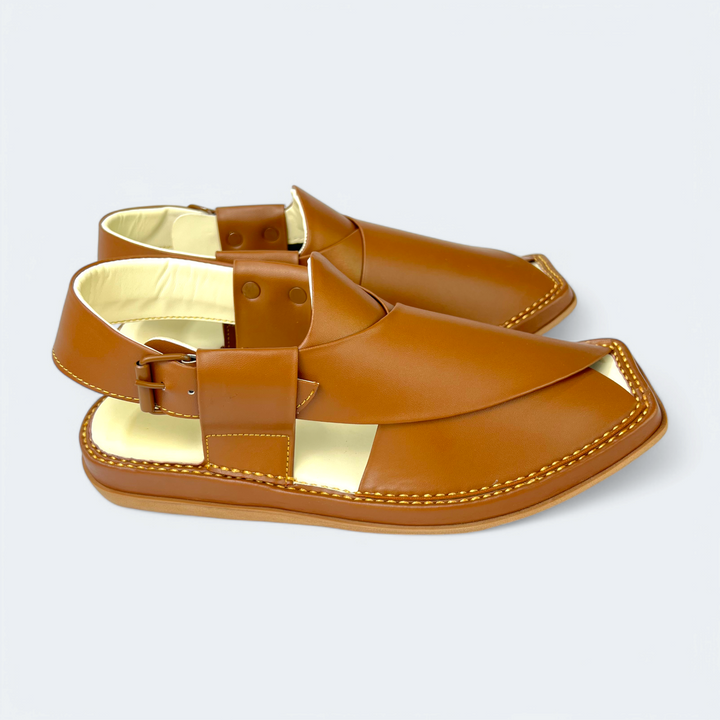 Kaptan Medicated Chappal Caramel