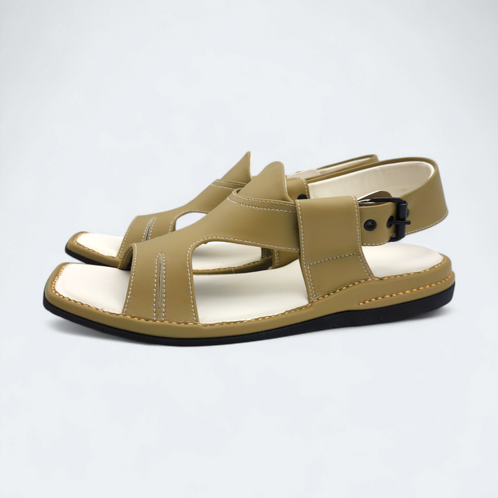 Kaptan Medicated Chappal Light Green