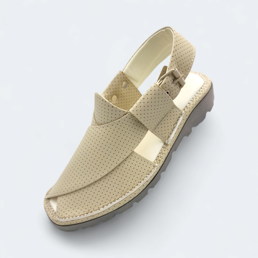 GOGO Medicated Chappal Dotted Cream